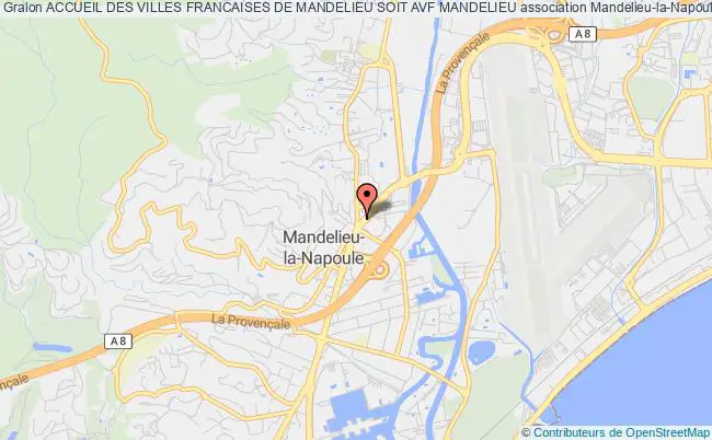 plan association Accueil Des Villes Francaises De Mandelieu Soit Avf Mandelieu Mandelieu-la-Napoule
