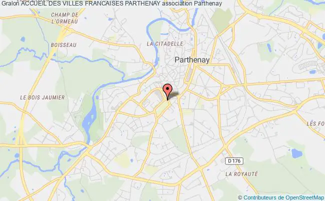 plan association Accueil Des Villes Francaises Parthenay Parthenay