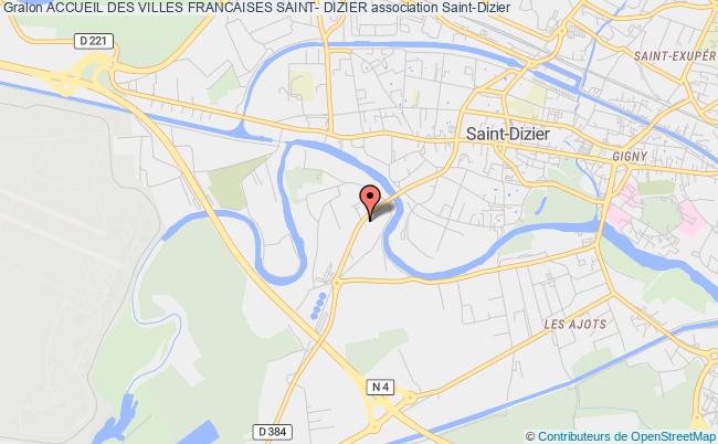 plan association Accueil Des Villes Francaises Saint- Dizier Saint-Dizier