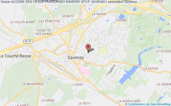 plan association Accueil Des Villes Francaises Savenay (a.v.f. Savenay) Savenay