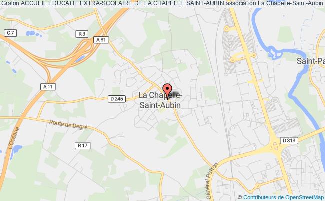 plan association Accueil Educatif Extra-scolaire De La Chapelle Saint-aubin La    Chapelle-Saint-Aubin