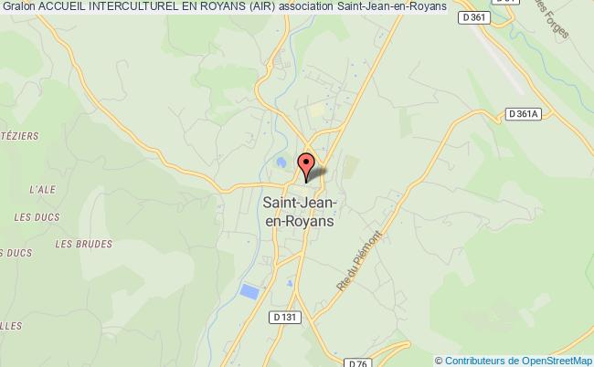 plan association Accueil Interculturel En Royans (air) Saint-Jean-en-Royans