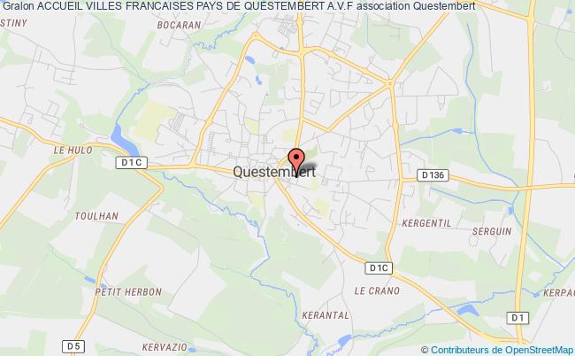 plan association Accueil Villes Francaises Pays De Questembert A.v.f Questembert