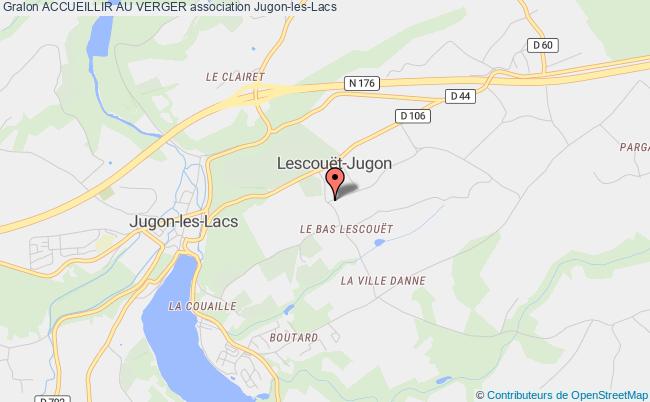 plan association Accueillir Au Verger Jugon-les-Lacs - Commune nouvelle