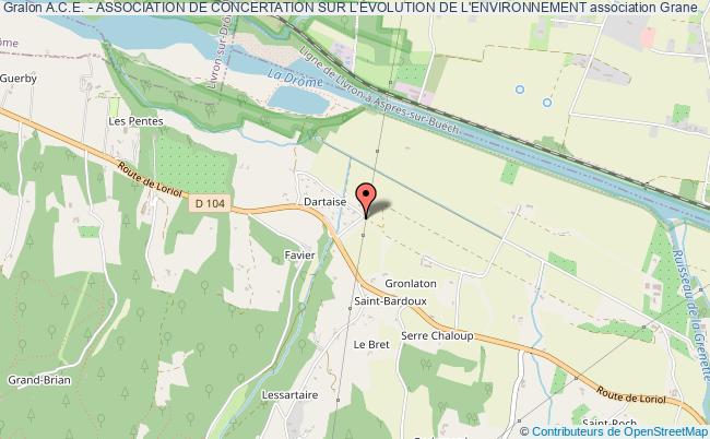 A.C.E. - ASSOCIATION DE CONCERTATION SUR L’ÉVOLUTION DE L'ENVIRONNEMENT