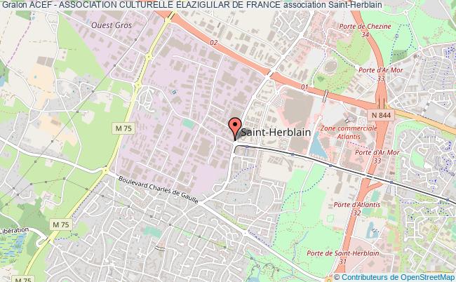 plan association Acef - Association Culturelle Elaziglilar De France Saint-Herblain