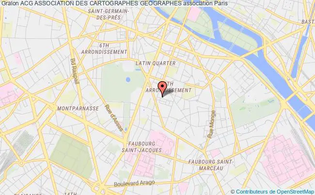 plan association Acg Association Des Cartographes Geographes Paris