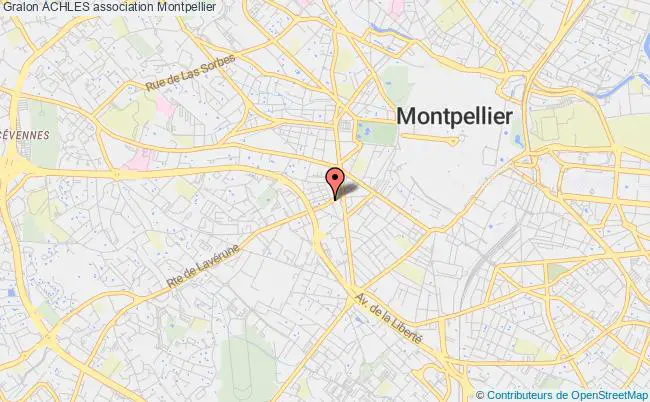 plan association Achles Montpellier