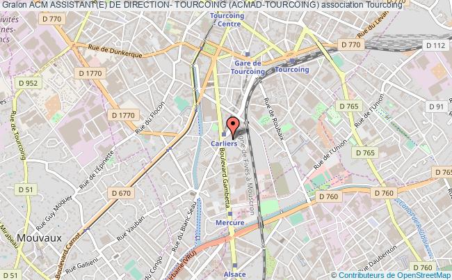 plan association Acm Assistant(e) De Direction- Tourcoing (acmad-tourcoing) 