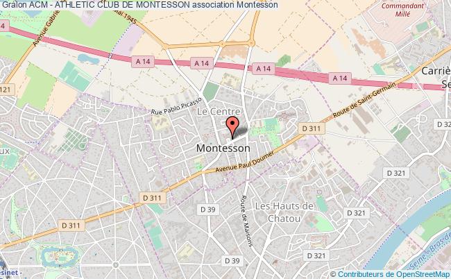 plan association Acm - Athletic Club De Montesson Montesson