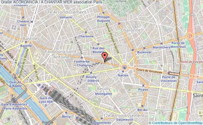 plan association Acordancia / A Chantar M'er Paris