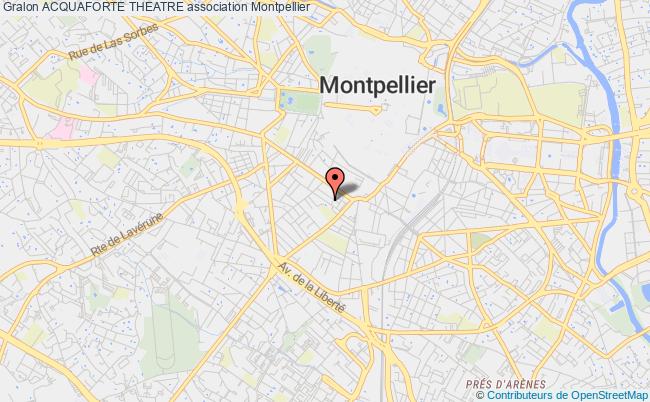 plan association Acquaforte Theatre Montpellier