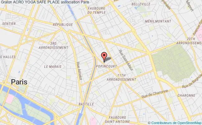 plan association Acro Yoga Safe Place PARIS