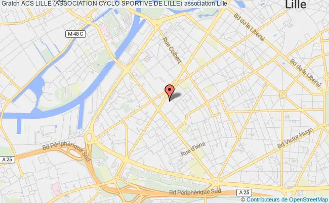 plan association Acs Lille (association Cyclo Sportive De Lille) Lille