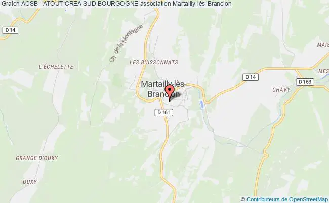 plan association Acsb - Atout Crea Sud Bourgogne Martailly-lès-Brancion