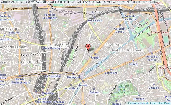 plan association Acsed. Innov -avenir-culture-strategie-evolution-developpement Paris