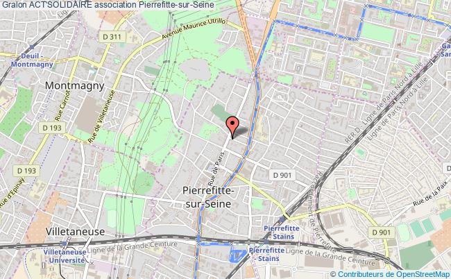 plan association Act'solidaire Pierrefitte-sur-Seine
