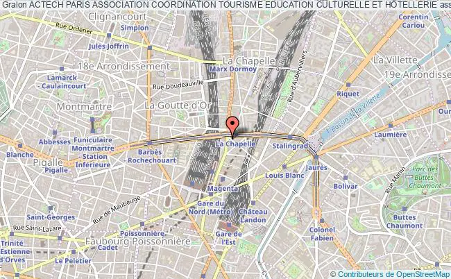 plan association Actech Paris Association Coordination Tourisme Education Culturelle Et HÔtellerie Paris
