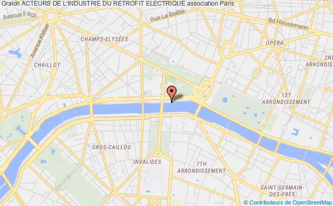 plan association Acteurs De L'industrie Du Retrofit Electrique Paris 8e