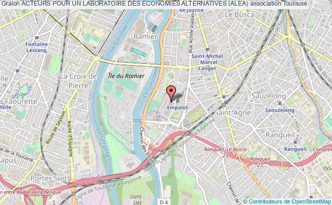plan association Acteurs Pour Un Laboratoire Des Economies Alternatives (alea) Toulouse