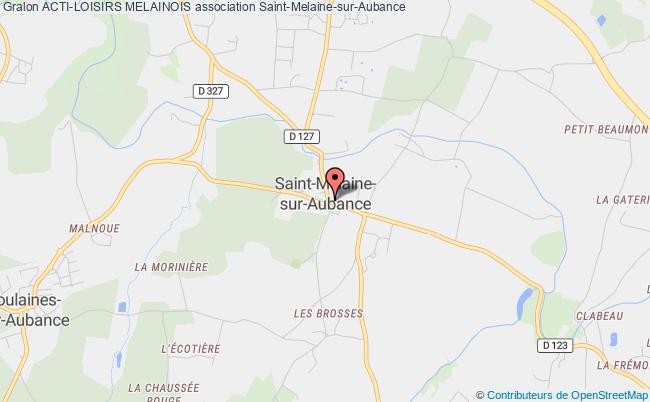 plan association Acti-loisirs Melainois Saint-Melaine-sur-Aubance