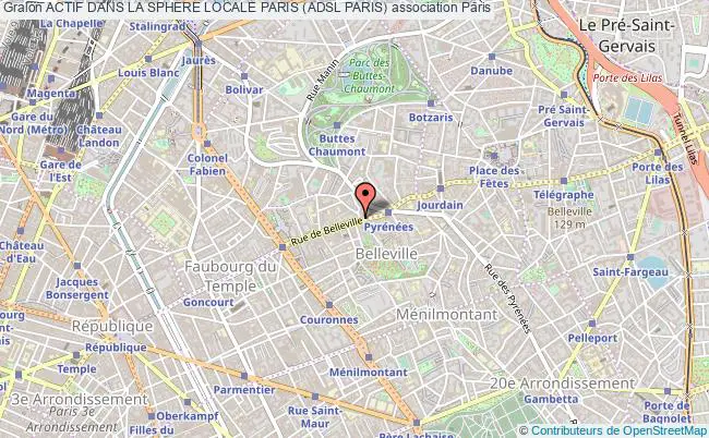 plan association Actif Dans La Sphere Locale Paris (adsl Paris) Paris