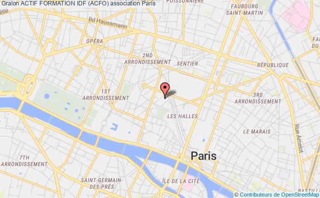 plan association Actif Formation Idf (acfo) Paris