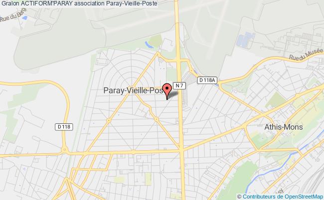 plan association Actiform'paray Paray-Vieille-Poste