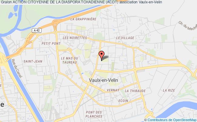plan association Action Citoyenne De La Diaspora Tchadienne (acdt) Vaulx-en-Velin
