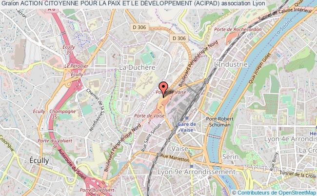 plan association Action Citoyenne Pour La Paix Et Le DÉveloppement (acipad) Lyon