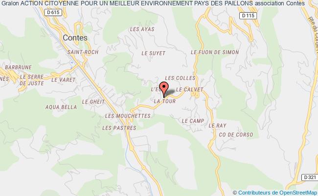 plan association Action Citoyenne Pour Un Meilleur Environnement Pays Des Paillons 