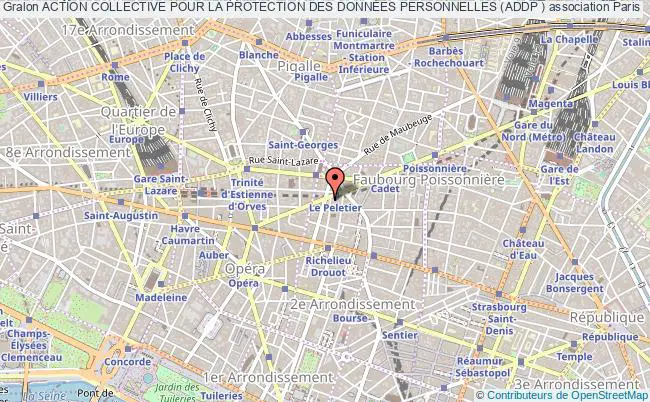 plan association Action Collective Pour La Protection Des DonnÉes Personnelles (addp ) Paris