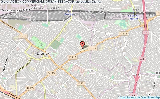 plan association Action Commerciale Organisee (ac'or) Drancy