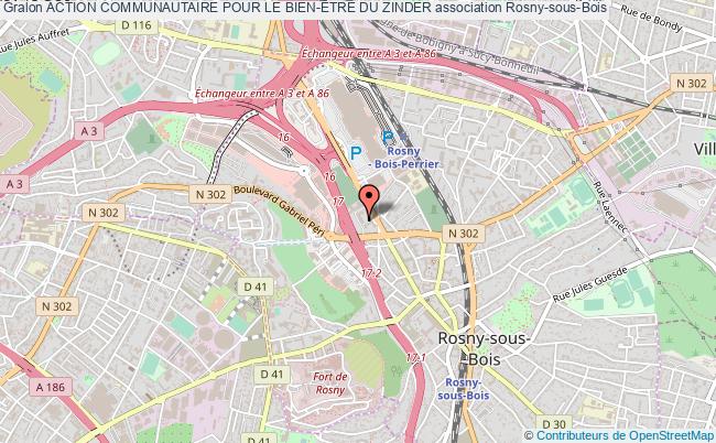 plan association Action Communautaire Pour Le Bien-Être Du Zinder Rosny-sous-Bois