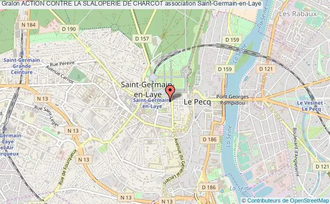 plan association Action Contre La Slaloperie De Charcot Saint-Germain-en-Laye