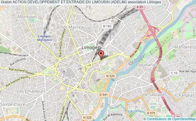 plan association Action DÉveloppement Et Entraide En Limousin (adelim) Limoges