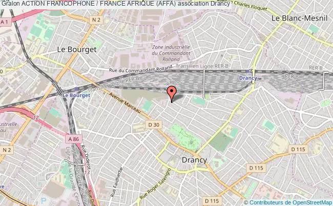 plan association Action Francophone / France Afrique (affa) Drancy