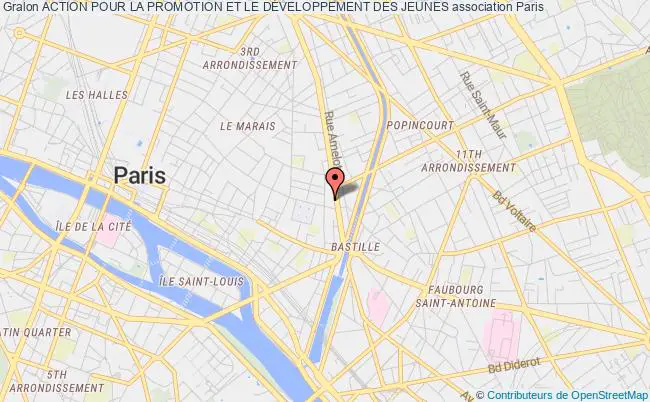 plan association Action Pour La Promotion Et Le DÉveloppement Des Jeunes Paris