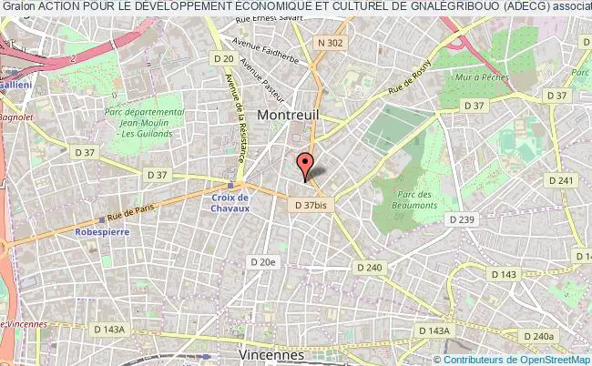 plan association Action Pour Le DÉveloppement Économique Et Culturel De GnalÉgribouo (adecg) Montreuil