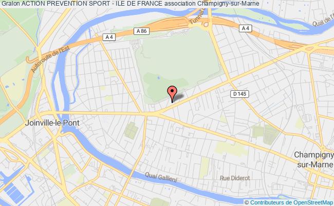 plan association Action Prevention Sport - Ile De France Champigny-sur-Marne