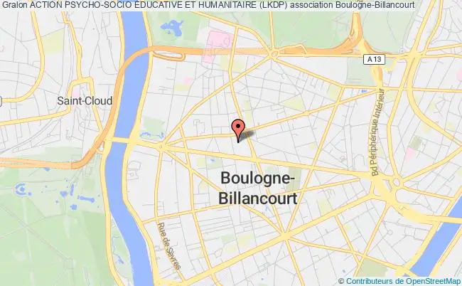 plan association Action Psycho-socio Éducative Et Humanitaire (lkdp) Boulogne-Billancourt