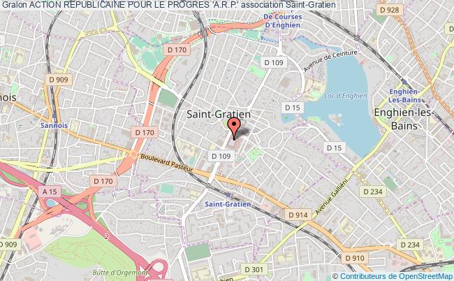 plan association Action Republicaine Pour Le Progres 'a.r.p.' Saint-Gratien