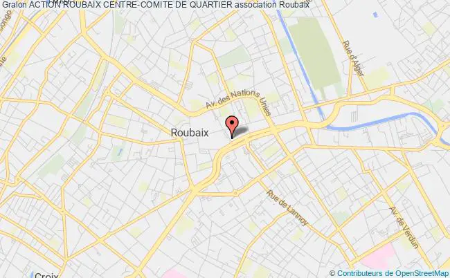 plan association Action Roubaix Centre-comite De Quartier Roubaix