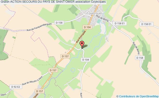 plan association Action Secours Du Pays De Saint-omer Coyecques