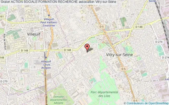 plan association Action Sociale-formation Recherche Vitry-sur-Seine