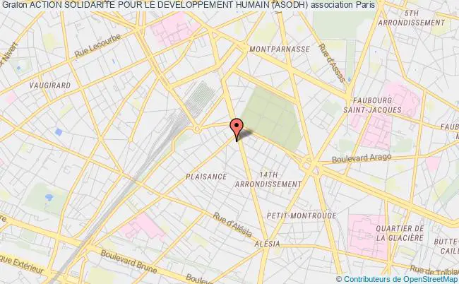plan association Action Solidarite Pour Le Developpement Humain (asodh) Paris
