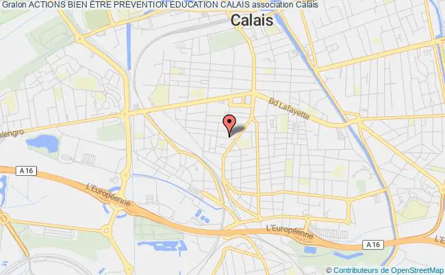 plan association Actions Bien Être PrÉvention Éducation Calais Calais