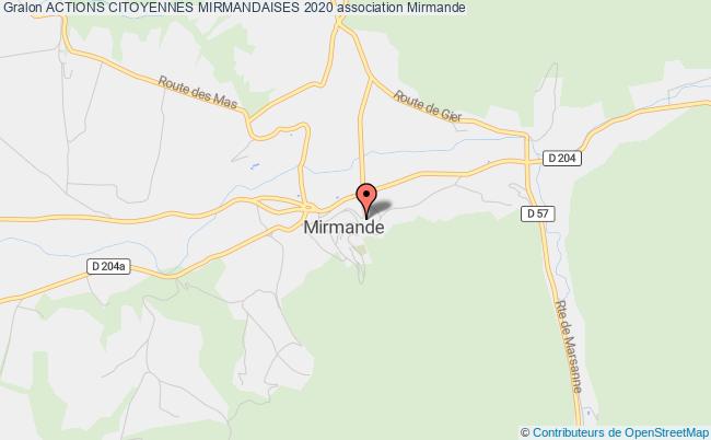 ACTIONS CITOYENNES MIRMANDAISES 2020
