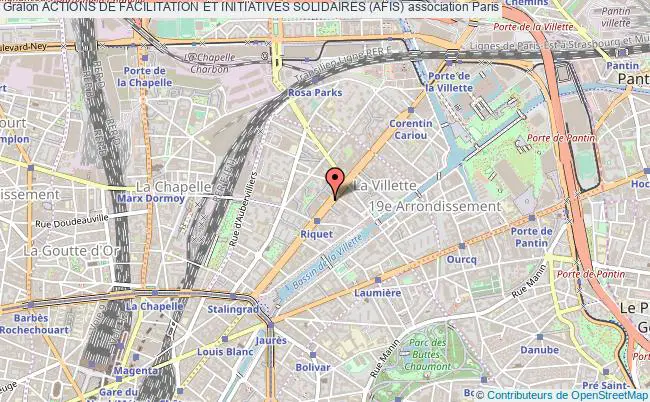 plan association Actions De Facilitation Et Initiatives Solidaires (afis) Paris
