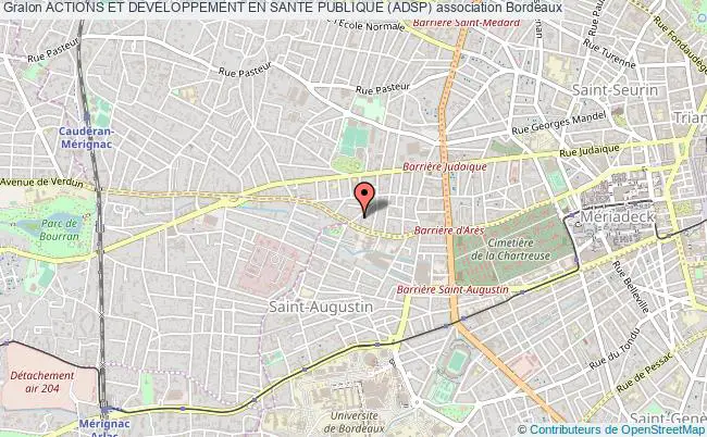 plan association Actions Et Developpement En Sante Publique (adsp) Bordeaux